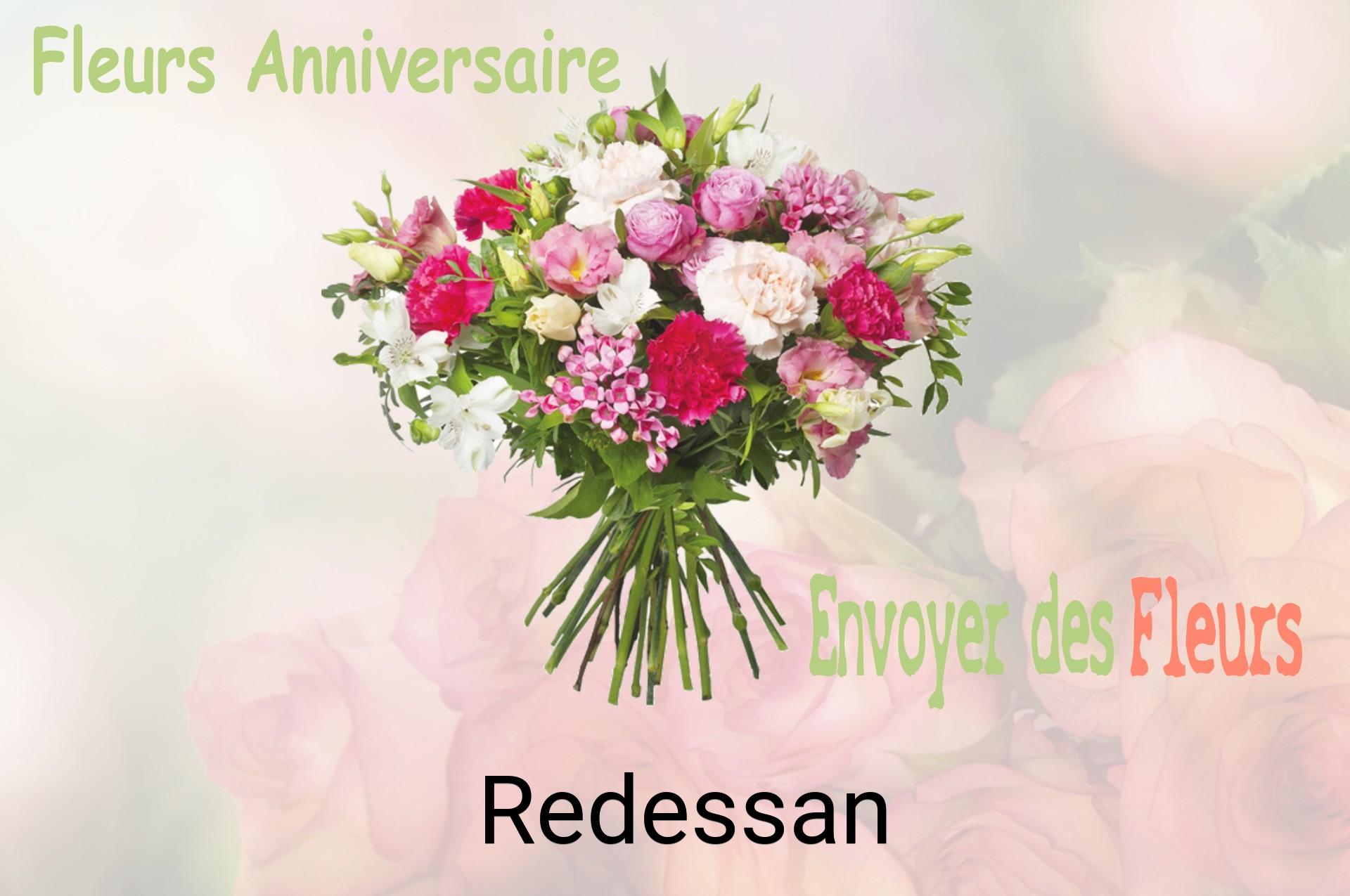 Bouquet de fleurs d’anniversaire livré à Redessan