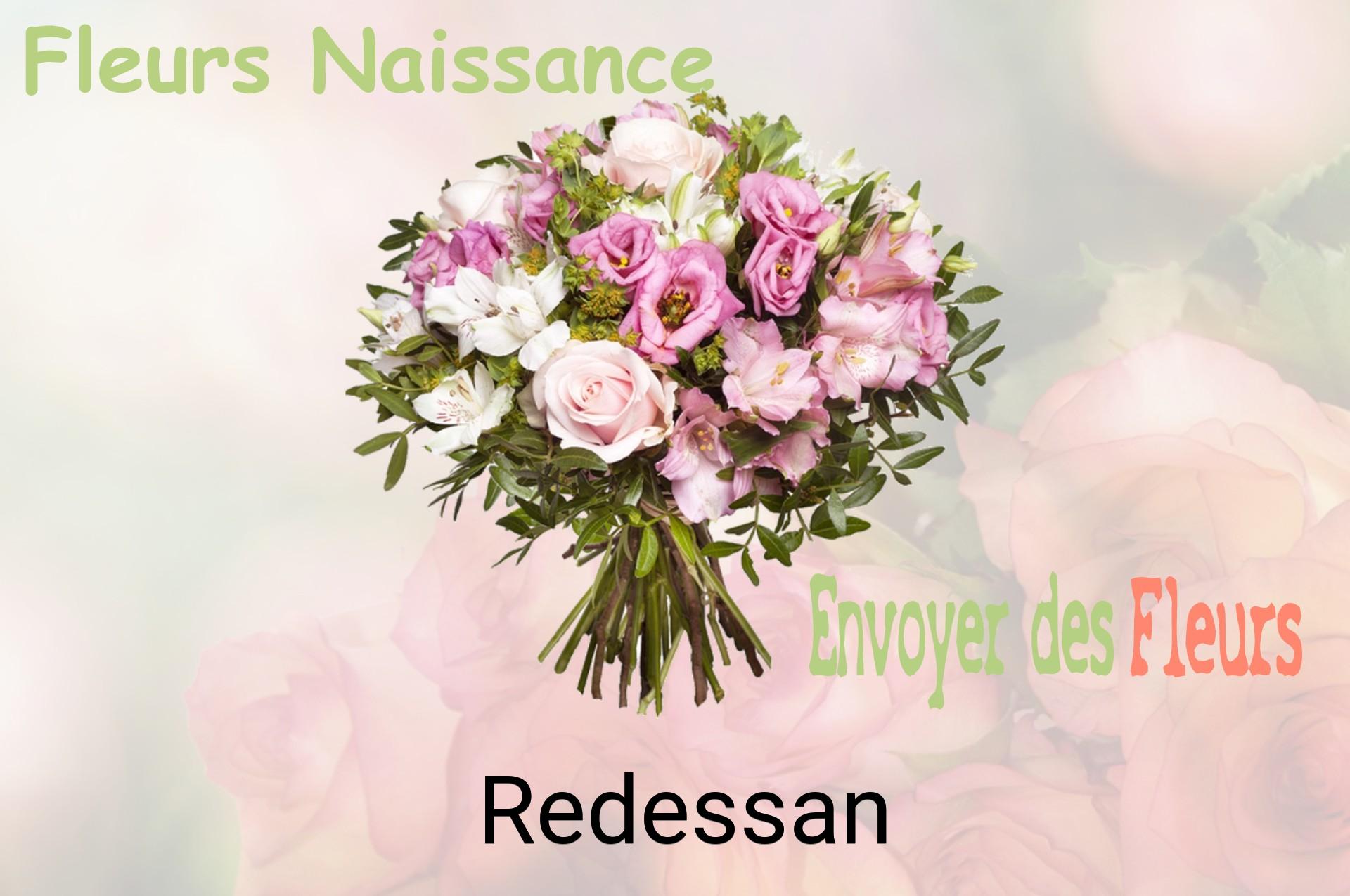 Bouquet de fleurs de naissance livré à Redessan